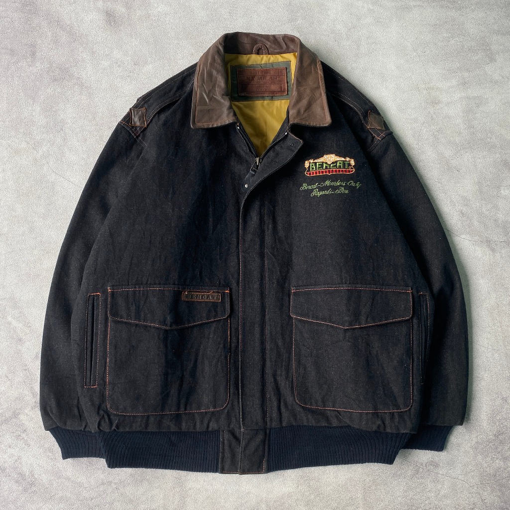 Jual JAKET VINTAGE CASUAL BOXY WORK JACKET HARRINGTON FLIGHT