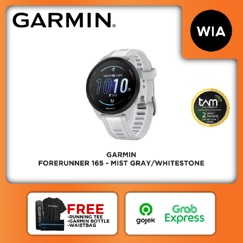 Jual Garmin Forerunner 165 GPS Running Watch Oriiginal Garansi