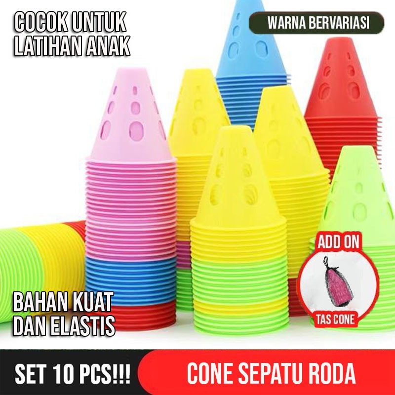 Jual Cone Sepatu Roda 8 CM Cocok Untuk Latihan Sepatu Roda WARNA ...