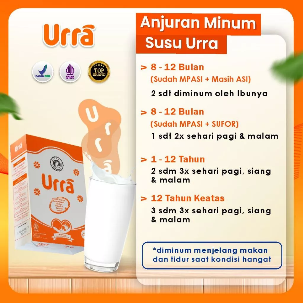 URRA Susu Kambing Saanen Penambah Berat Badan Anak