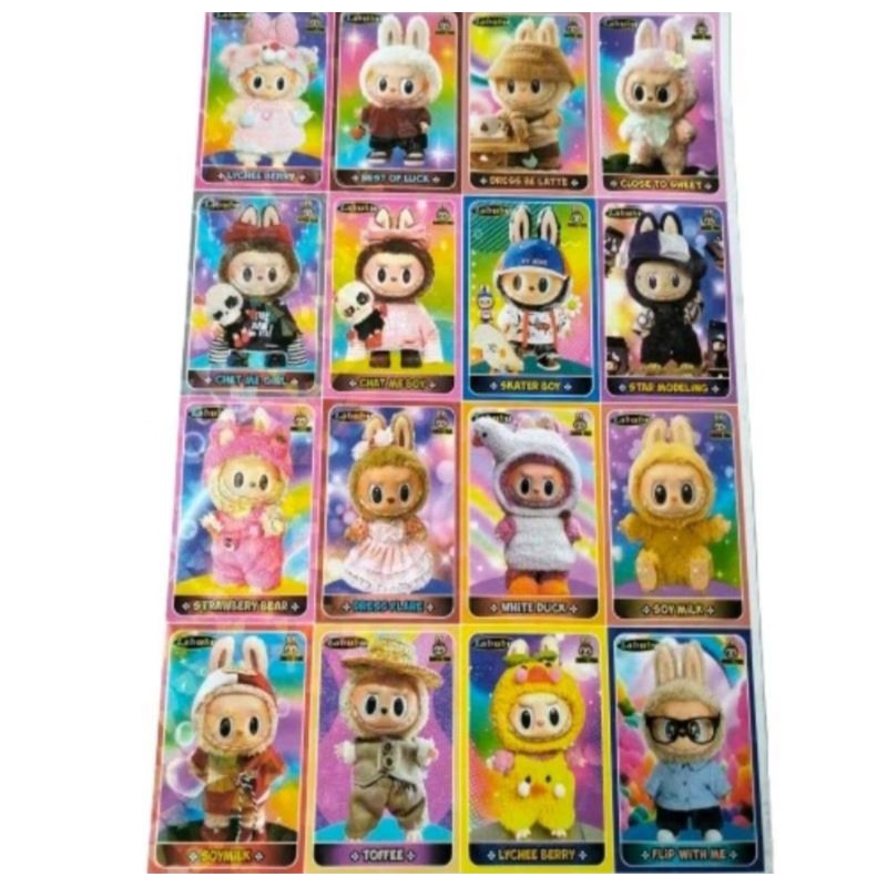 Jual stiker labubu 1 lembar stiker kartun labubu | Shopee Indonesia