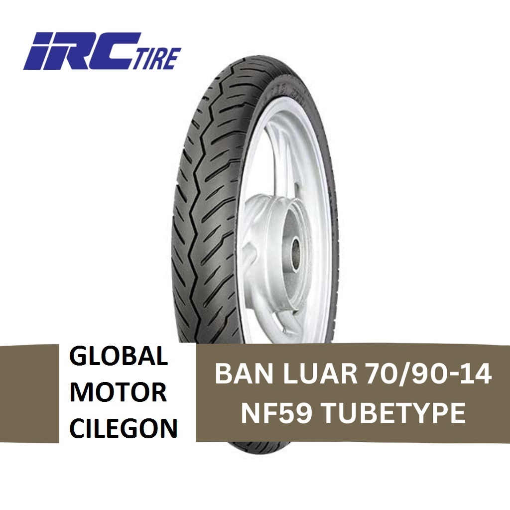 Jual GLOBAL CLG - BAN LUAR IRC TUBETYPE 70/90-14 untuk semua motor ...