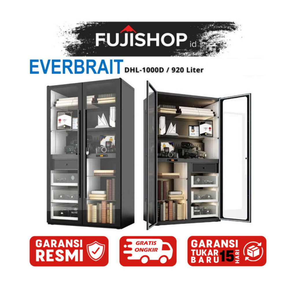 Jual EVERBRAIT Premium Electric Dry Cabinet DHL-1000D / Dry Box 920 ...