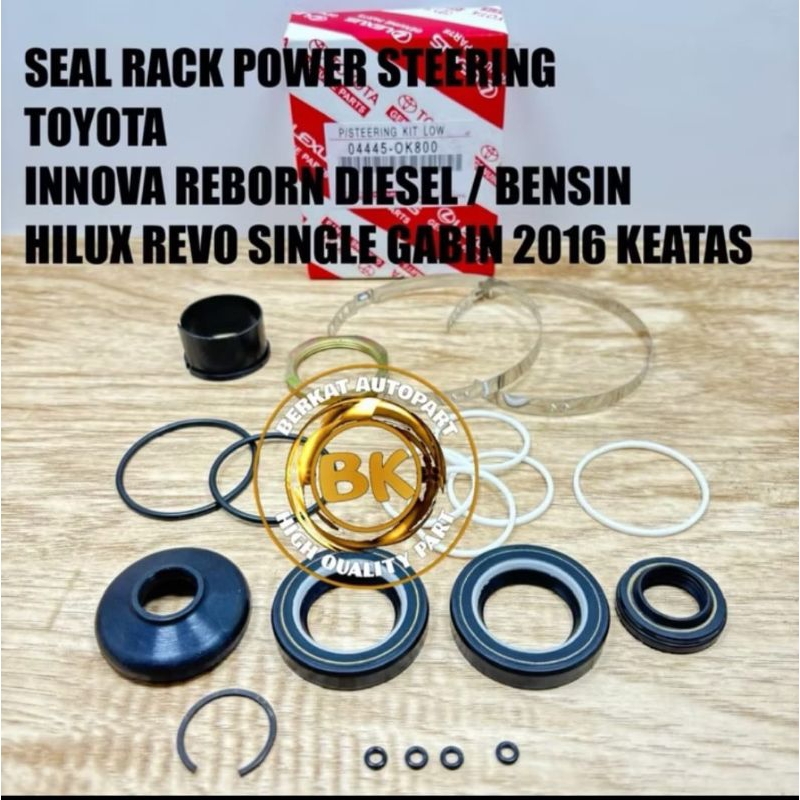 Jual SEAL RACK POWER STEERING KIT BAWAH INNOVA REBORN BENSIN DIESEL ...