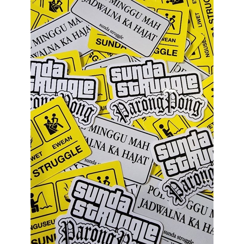 Jual STICKER PACK SUNDA STRUGGLE 