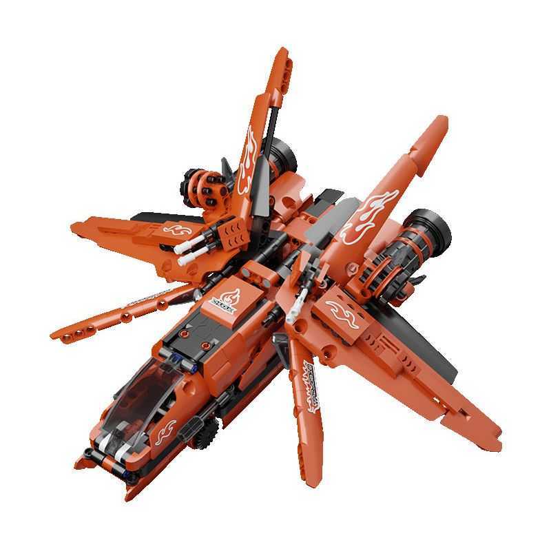 Jual ONEBOT Mainan Pesawat 500 Blocks Gyro Sensing Jet Fighter ...