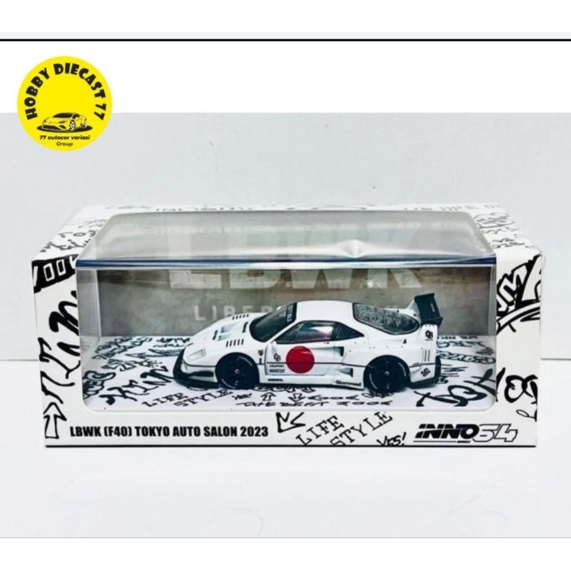 Jual Inno64 Ferrari F40 LBWK Tokyo auto salon 2023 white putih japan ...