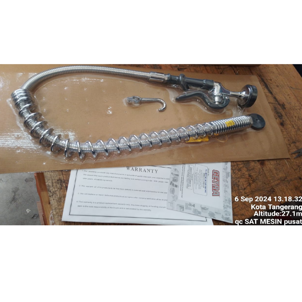 Jual Pre Rinse Faucet Stainless Steel Komersial / Kran Semprot Dapur ...