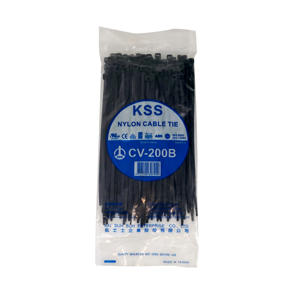 Jual KSS CABEL TIE CV200 203 x 4.6 NYLON KABEL TIES KSS CV200 203X4.6MM ...