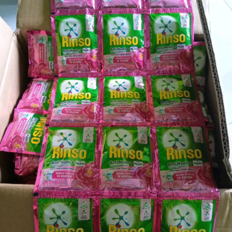 Jual Rinso Cair + Molto kemasan renteng (1 renteng isi 12 pcs) atau ...