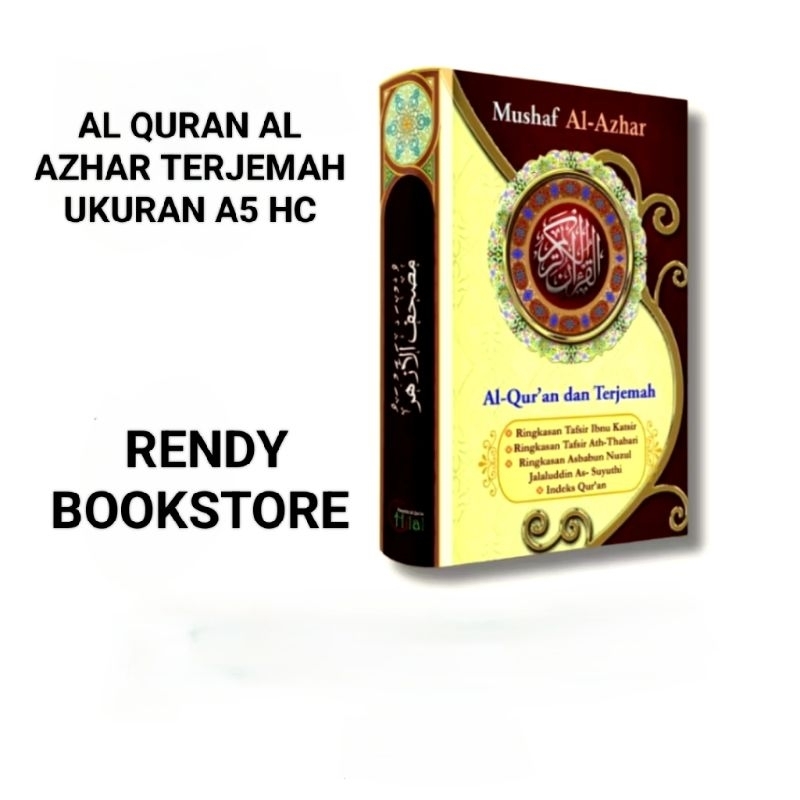 Jual AL QURAN TERJEMAH AL AZHAR A5 HC PENERBIT JABAL | Shopee Indonesia
