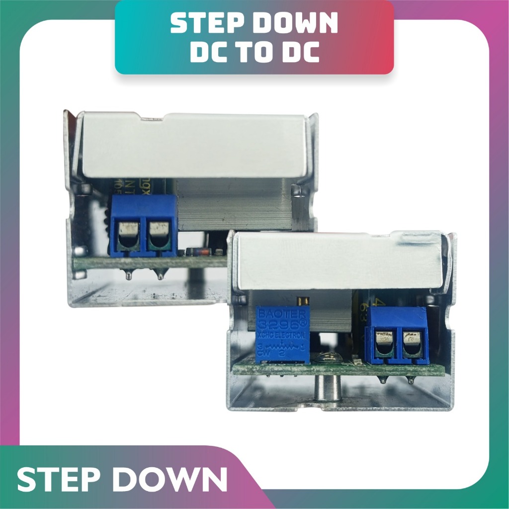 Jual STEP down Casing Aluminium Power Boost DC-DC, Power Supply Solar ...