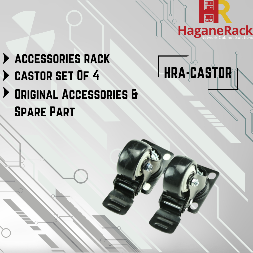 Jual Castor Hagane Rack (HRA-CASTOR) - Accessories Rack Server ...