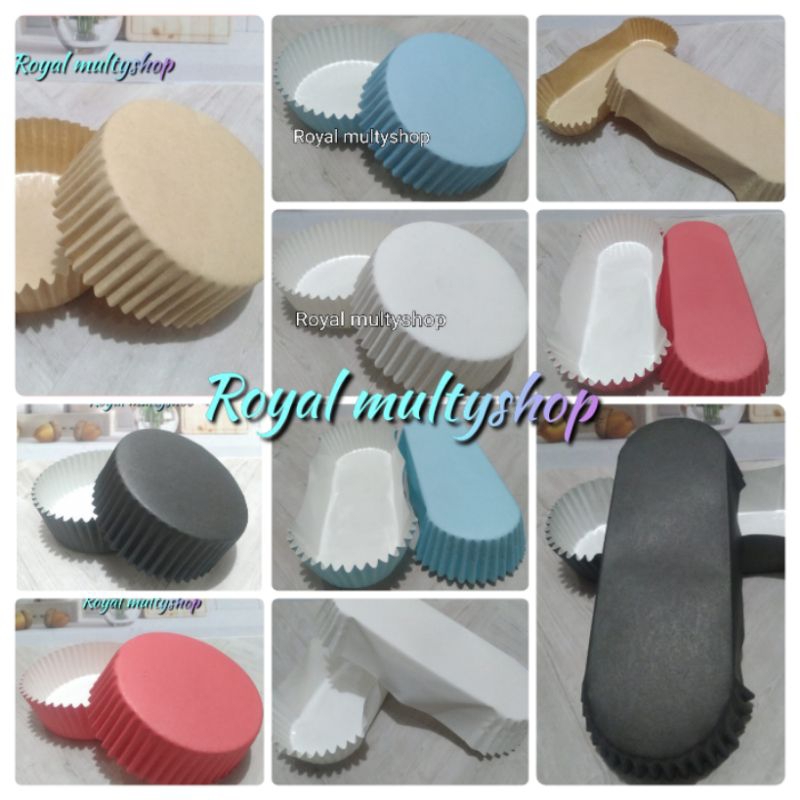 Jual Cup roti LAMINASI MOTIF POLOS DM 8 dan oval isi 200pcs | Shopee ...