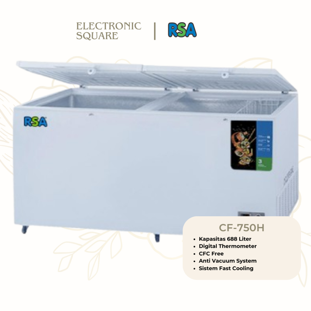 Jual Chest Freezer RSA CF-750H Kapasitas 688 Liter | Shopee Indonesia