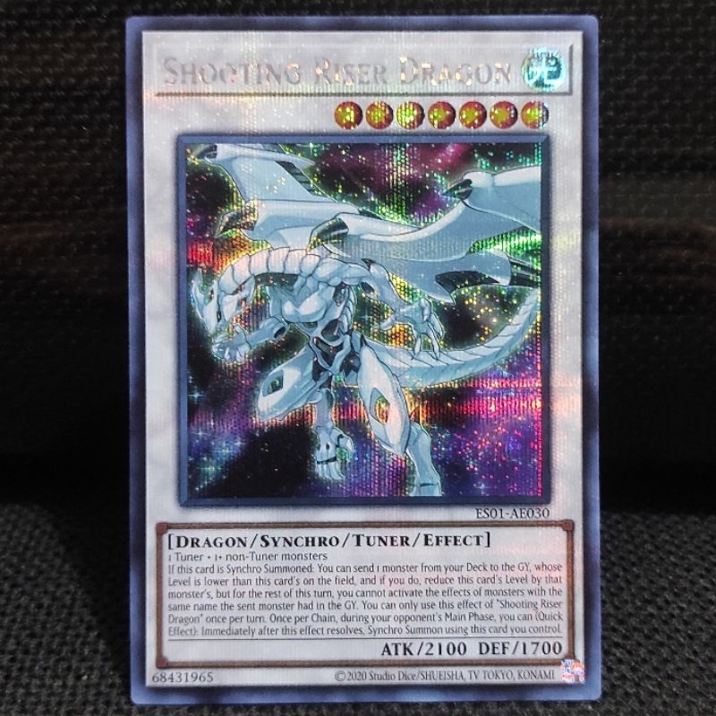 Jual Kartu Yugioh OCG AE Shooting Riser Dragon Super / Secret Rare SR ...