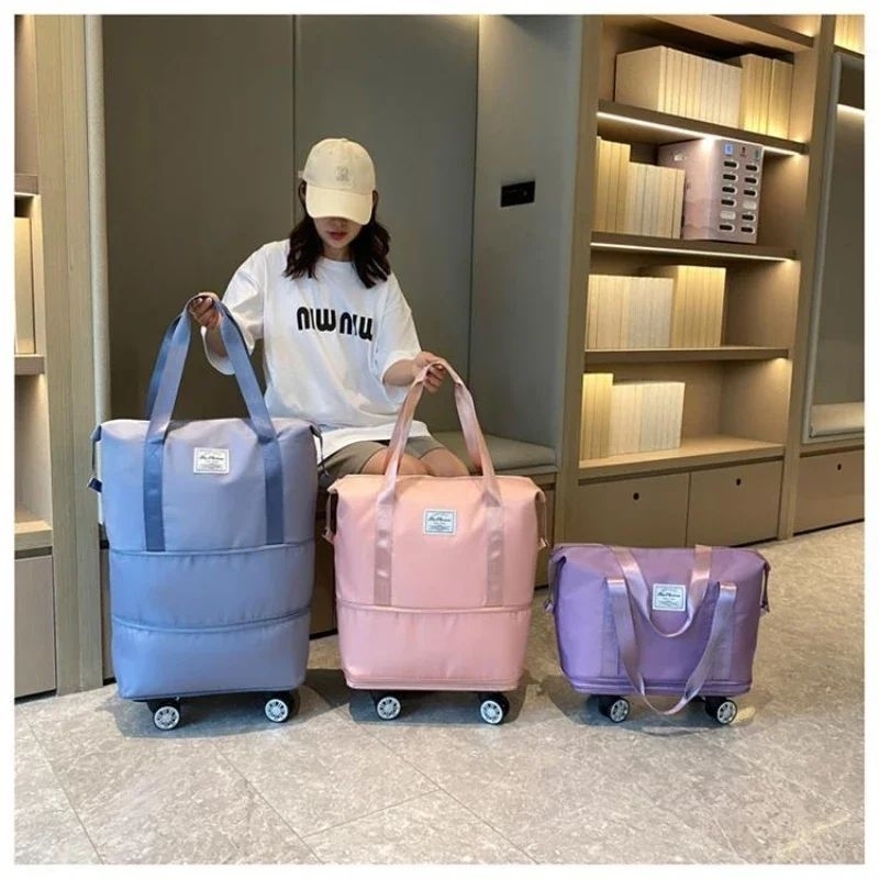 Jual TAS TRAVEL JUMBO 3 TINGKAT / DUFFEL BAG RODA 3 TINGKAT / TRAVEL ...