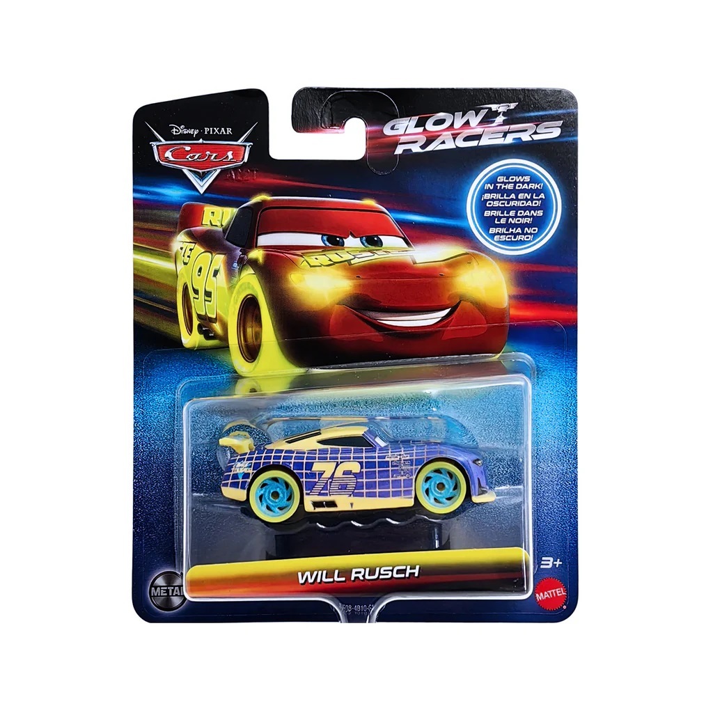 Jual Disney Pixar Cars Glow Racers 1:55 Scale, Glow In The Dark Die ...