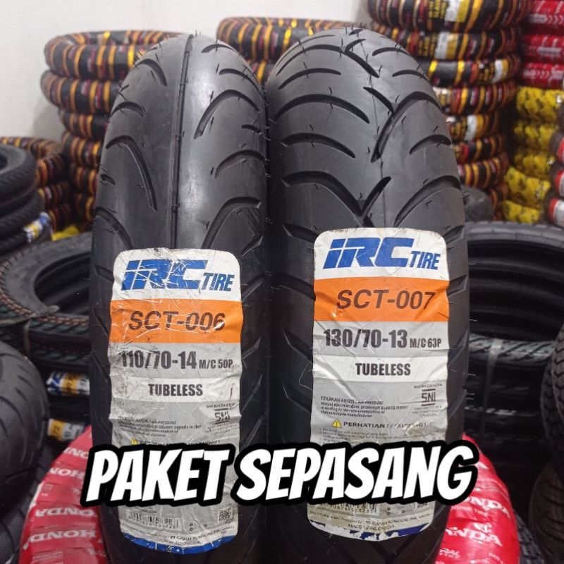 Jual BAN LUAR PCX160, ADV IRC 110/70-14, 130/70-13 ORIGINAL 100