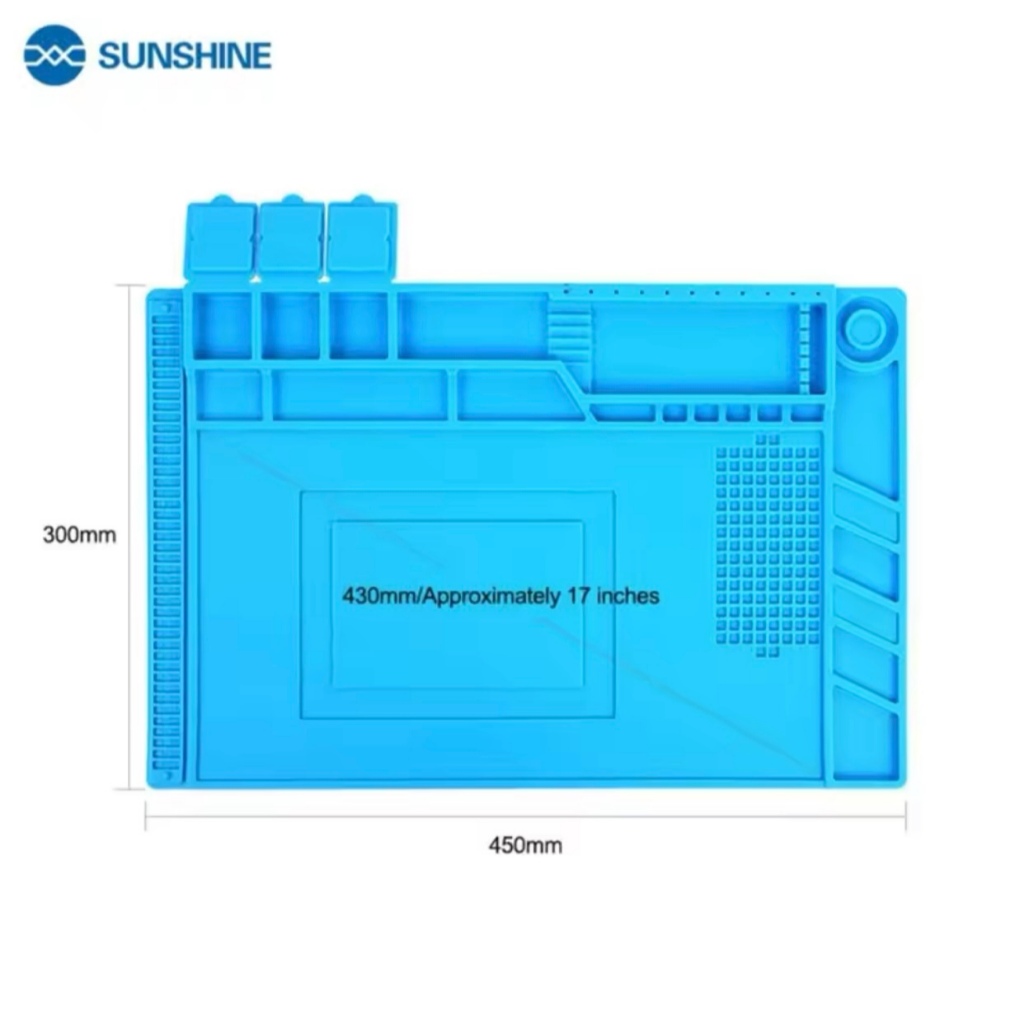 Jual ALAS SERVICE PAD 30 X 45CM SILIKON TAHAN PANAS - SUNSHINE SS-160 ...