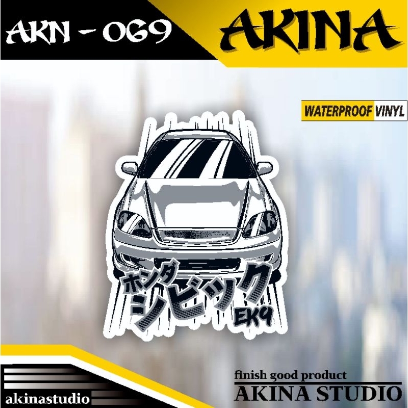 Jual sticker vinyl anti air civic type R EK9 | stiker vinyl anti air ...