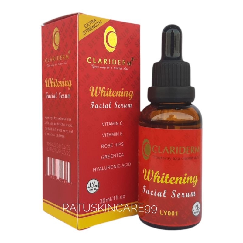 Jual SERUM CLARIDERM WHITENING ORIGINAL 30ml | Shopee Indonesia