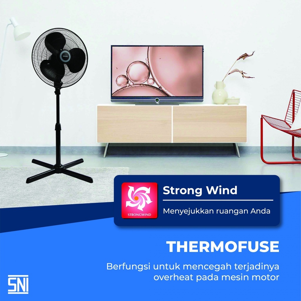 Jual Kipas Angin Berdiri Miyako KAS 1606 X Stand Fan Miyako 1606X Kipas ...