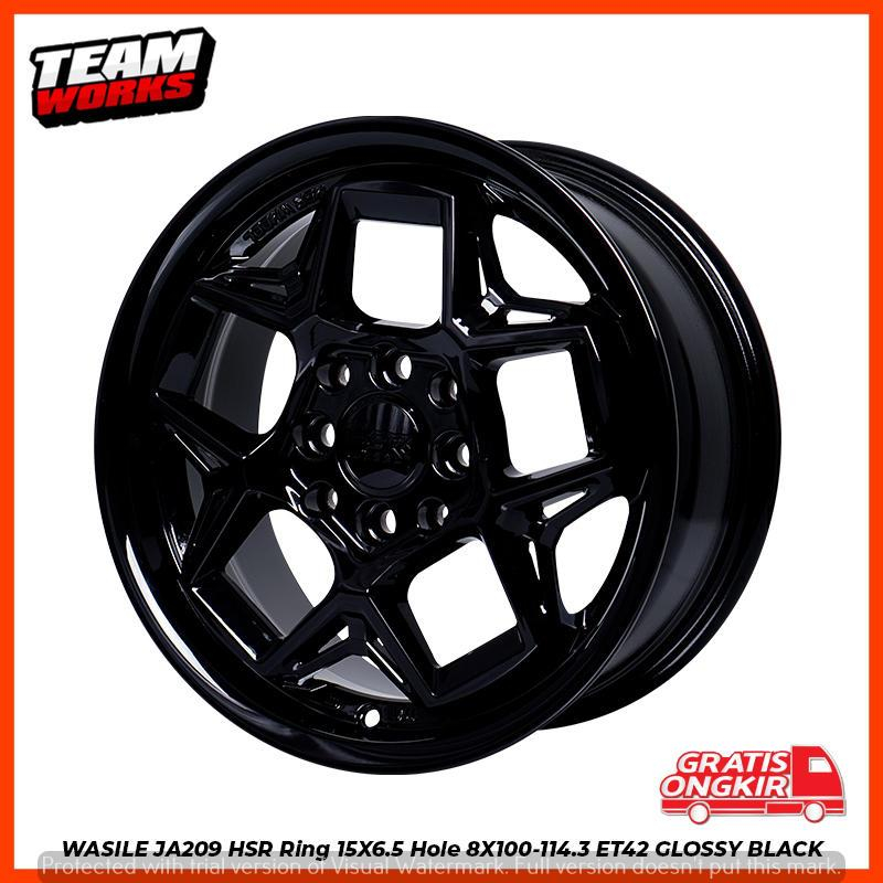 Jual VELG MOBIL WASILE JA209 HSR R15 COCOK UNTUK JAZZ BRIO FIT AYLA ...