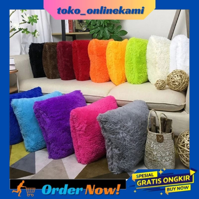 Jual BANTAL SOFA UKURAN 40x40 bahan lembut bulu rasfur PREMIUM isian ...
