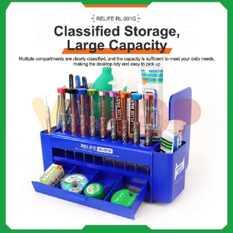Jual REPAIR TOOLS STORAGE BOX LARGE CAPACITY - RAK PENYIMPANAN OBENG ...