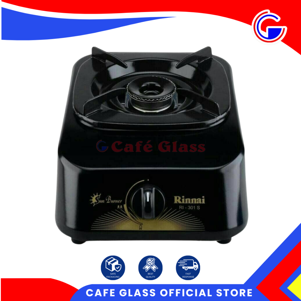 Kompor Rinnai Ri-301S - Kompor Satu Tungku - Kompor Rinnai - Regulator Gas