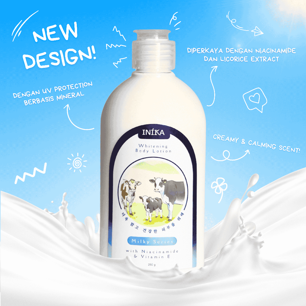 Jual INIKA Handbody Lotion Whitening ORI 100% READY | Hand Body Pemutih ...