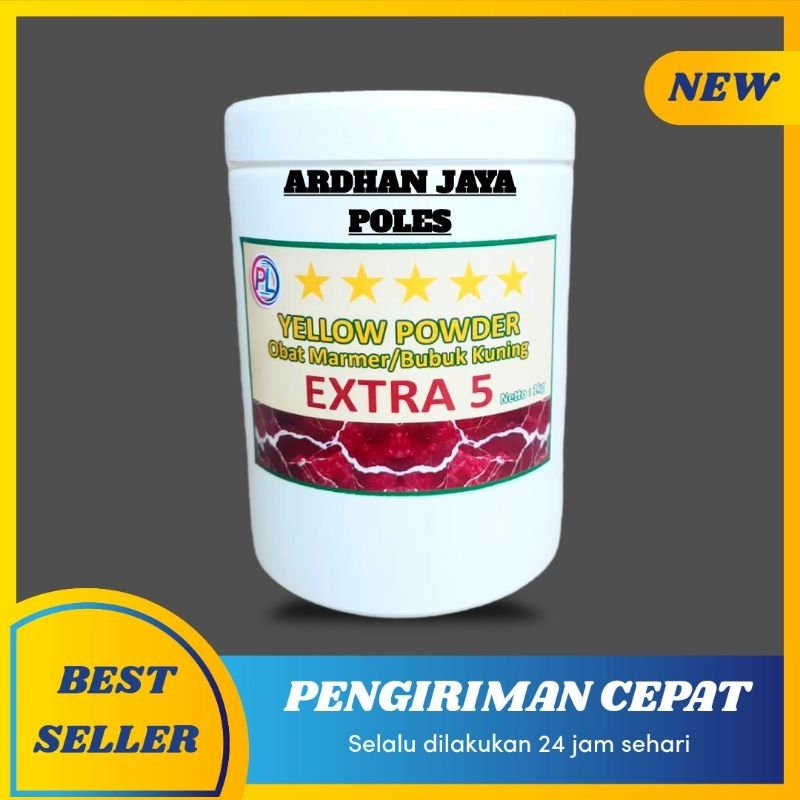 Jual Obat Poles Marmer Granit Yellow Powder Extra 5 | Shopee Indonesia