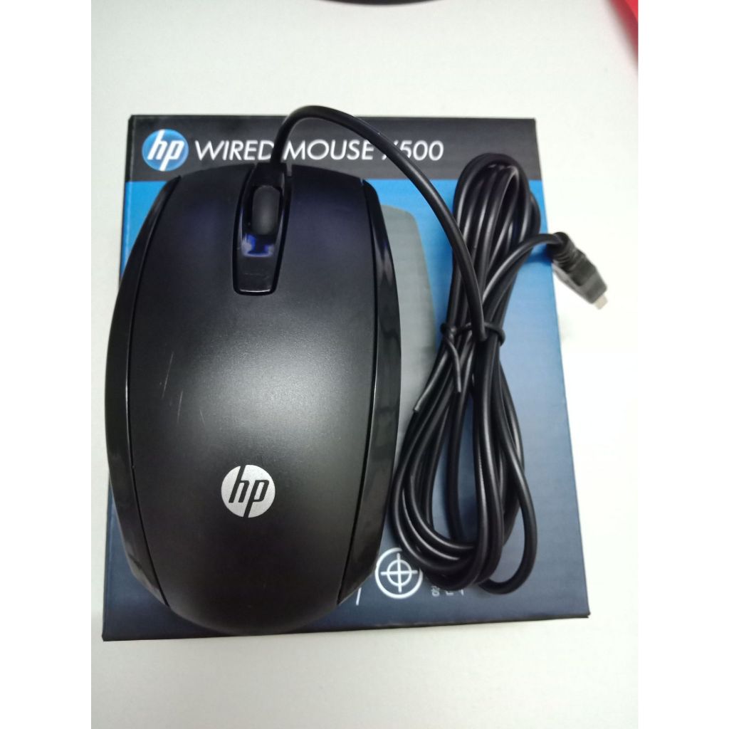Jual MOUSE HP X500 WIRED KABEL CABEL OPTICAL USB BERGARANSI TERMURAH ...