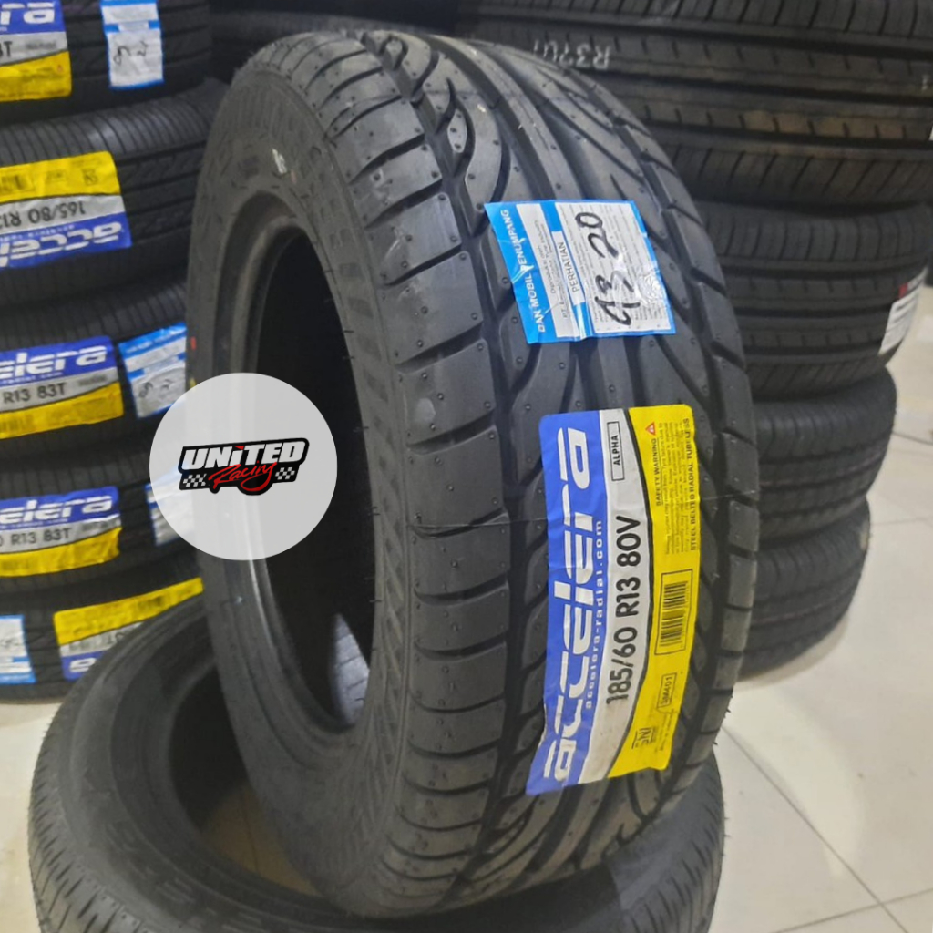 Jual BAN MOBIL BARU RING 13 ACCELERA ALPHA 185 60 R13 TUBLES AWET ...