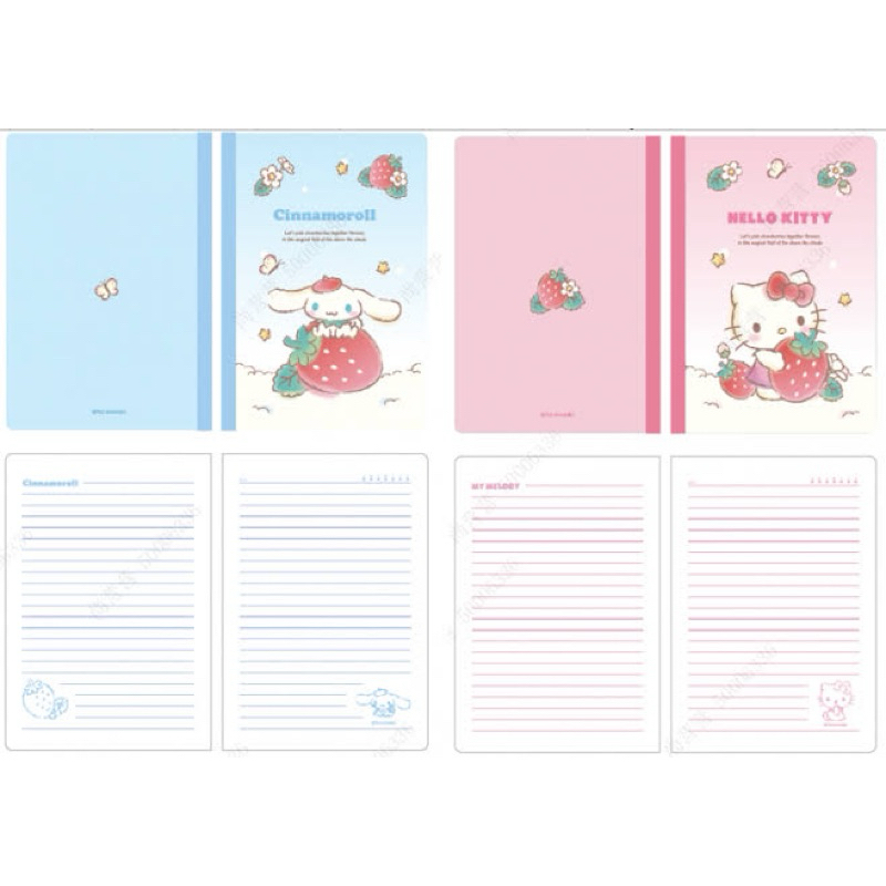 Jual Miniso x Sanrio Stationery A5 Bound Book / Buku tulis Buku memo ...