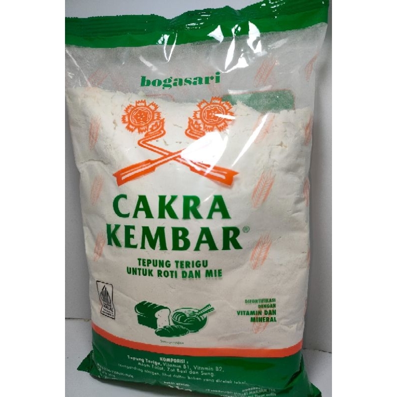 Jual tepung Terigu Cakra Segitiga Biru Lencana Merah Bola Salju Pita ...