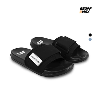 Geoff Max - Quincy Black | Sandal Slop Slipper | Sandal Unisex Anti Slip