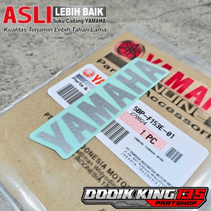 Jual STICKER YAMAHA SILVER STIKER TUTUP TOOLBOX TOLBOX RX KING ORIGINAL ...