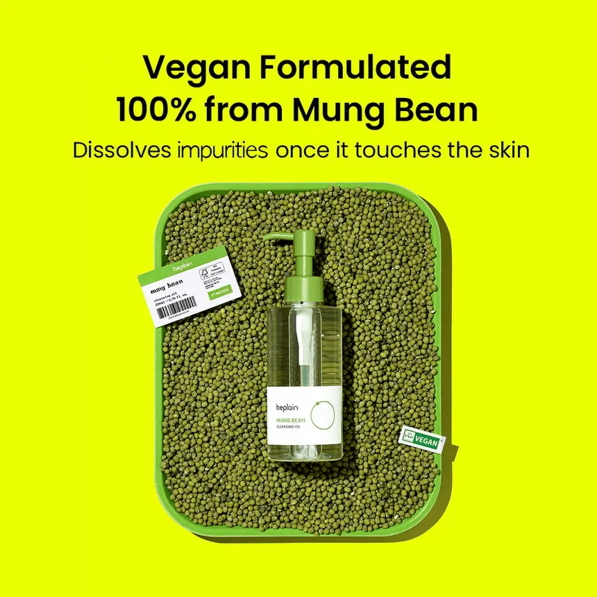 Jual Beplain Mung Bean Cleansing Oil 200 ml + Mini 20 ml + Cleanser 40 ...