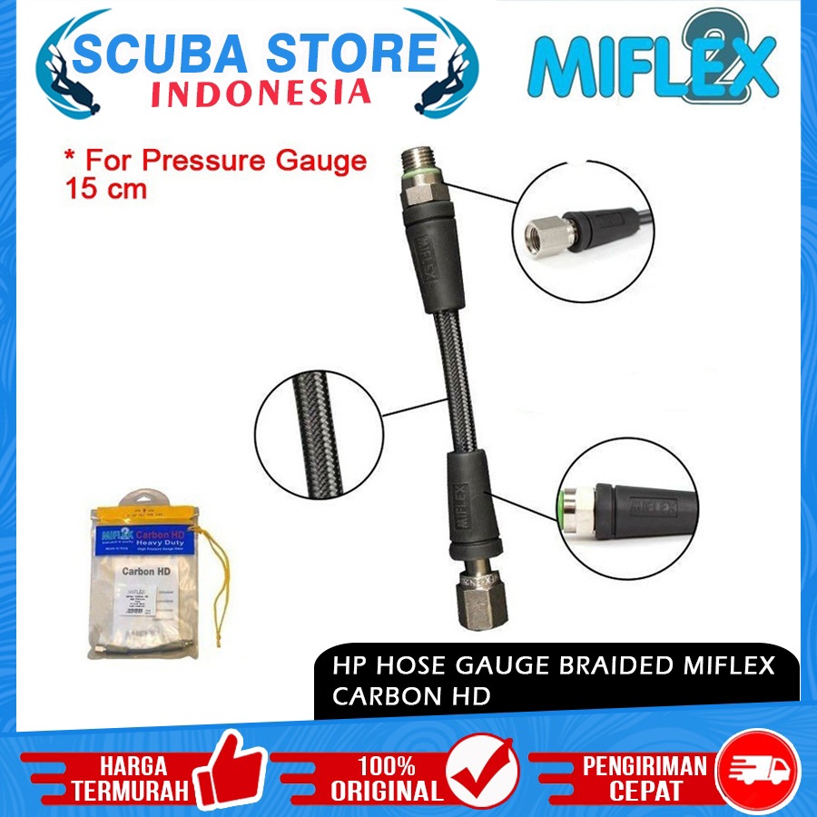 Jual High Pressure Hp Hose Pressure Gauge Miflex Braided