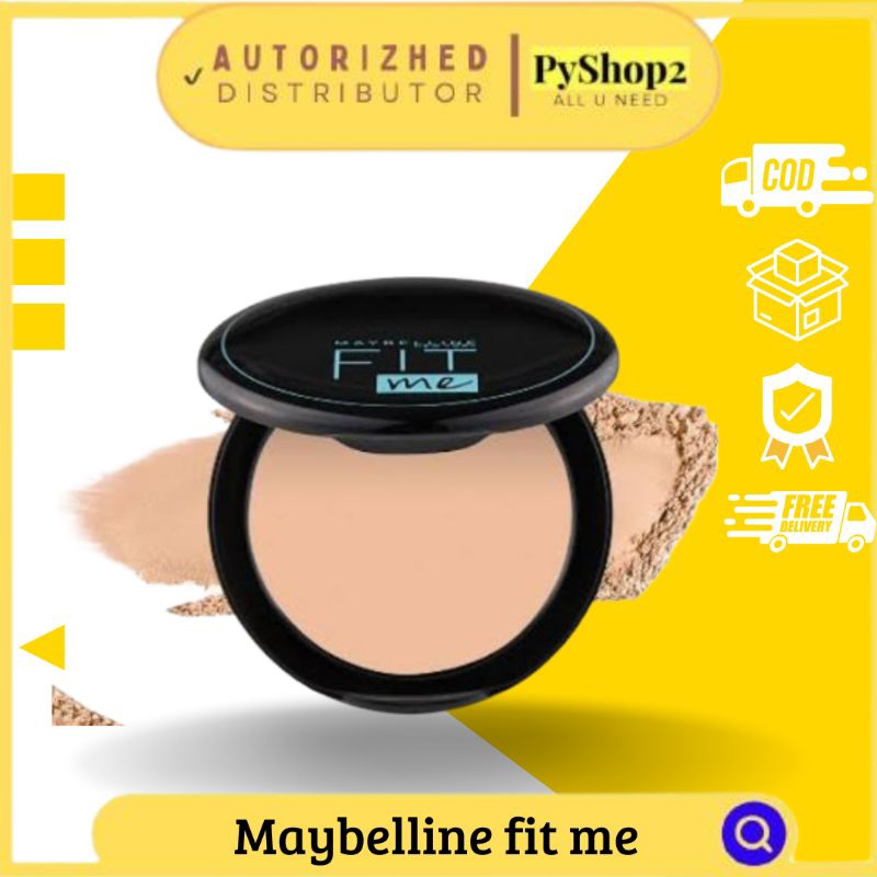 Jual ORIGINAL Maybelline Fit Me Matte + Poreless Compact Powder Bedak ...