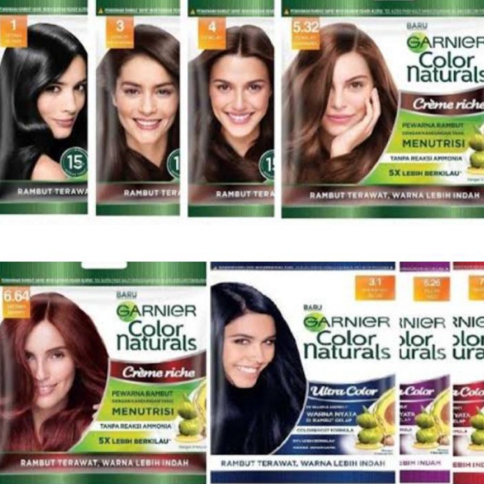 Jual MURRRMERRR Garnier Color Natural Sachet 2 ml 2 gr | Shopee Indonesia