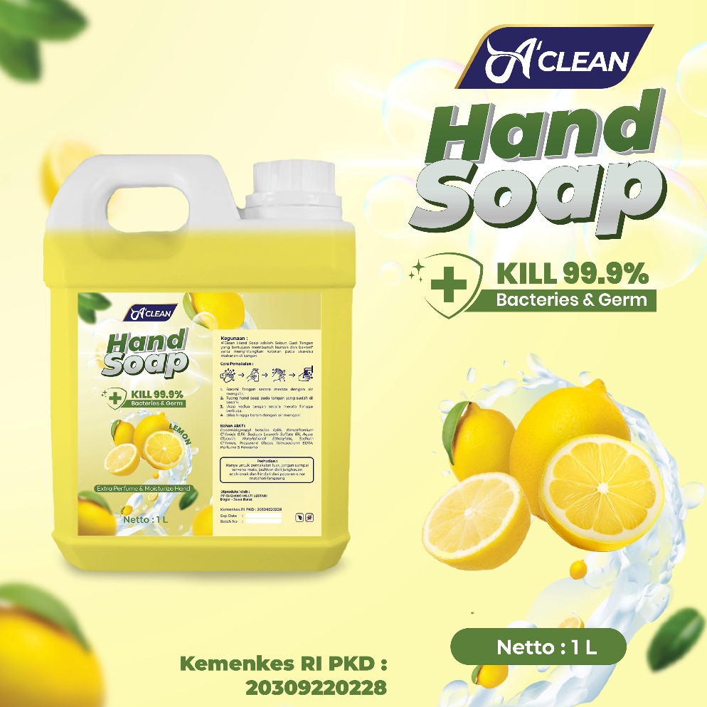 Jual New Recommended AMORENS Sabun Cuci Tangan 1 Liter HAND SOAP HAND ...