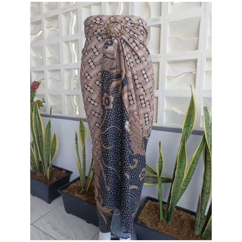 Jual Rok Lilit Jumbo/Kain Motif Batik/Rok Lilit Free Gesper/Kamen Lilit ...