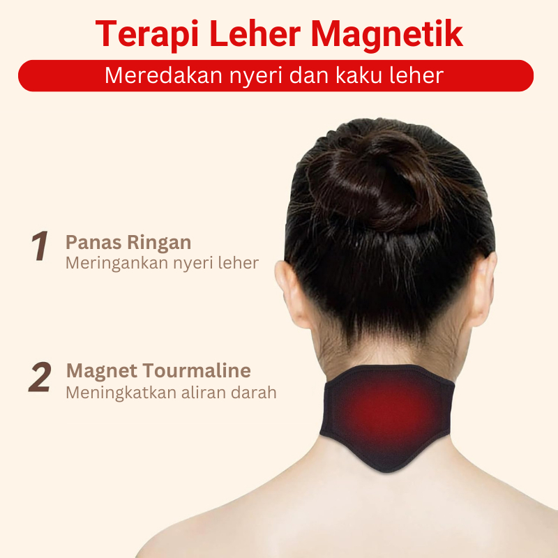Jual Terapi Leher Magnetic Tourmaline Therapy Neck Massager Sabuk ...