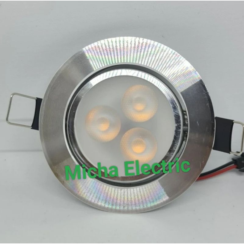 Jual Lampu Downlight LED 3W Inbow / Lampu Sorot Spotlight 3 Mata Inbow ...