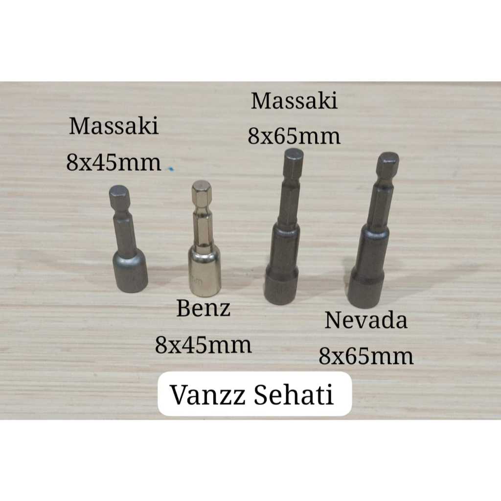 Jual Mata Bor Sok Roofing Magnet 8mm Sock Baut Sekrup Ruping Baja ...