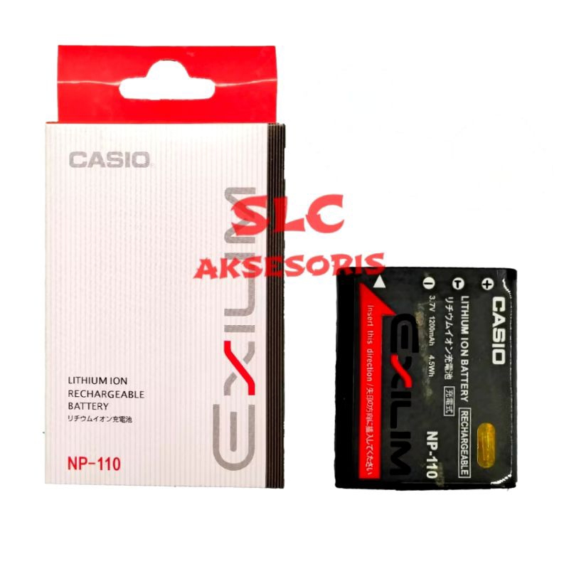 Batteria per CASIO NP-110 NP110 Exilim EX-Z2000 EX-Z2300 EX-ZR10 EX-ZR15 EX-ZR20