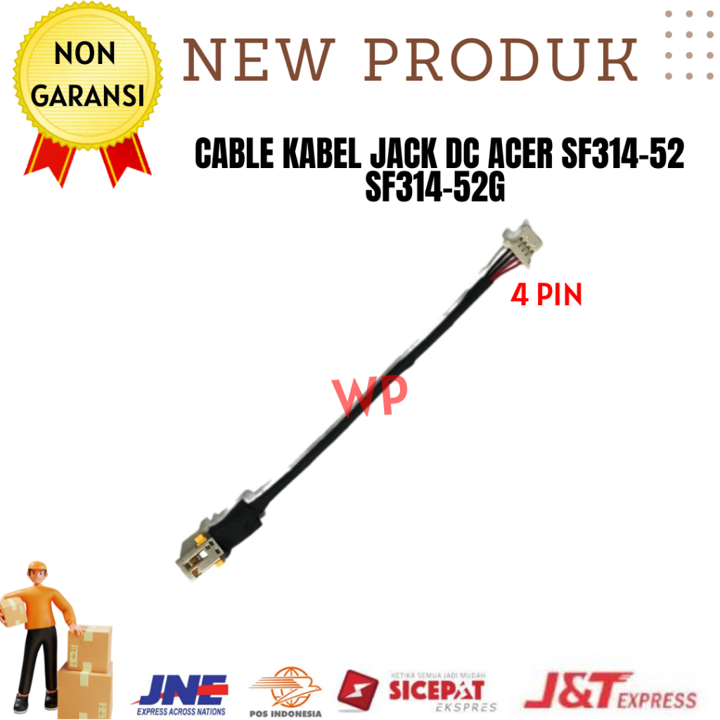 Connecteur D'Alimentation DC Jack Pour HP 14-bs005nf - Neuf, Générique, Compatible HP/Compaq
